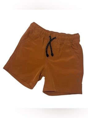 Cat & Jack Toddler Boy 2T Shorts Brown Quick Dry Stretch Earthy GUC Drawstring